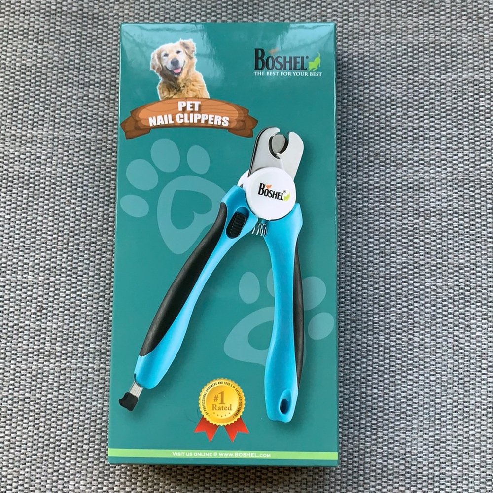 NEW Dog clippers and nail trimmers w/ safety